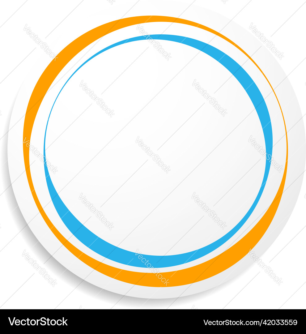 Circle circular badge label tag and button shape Circle circular badge label tag and button shape Vector Image