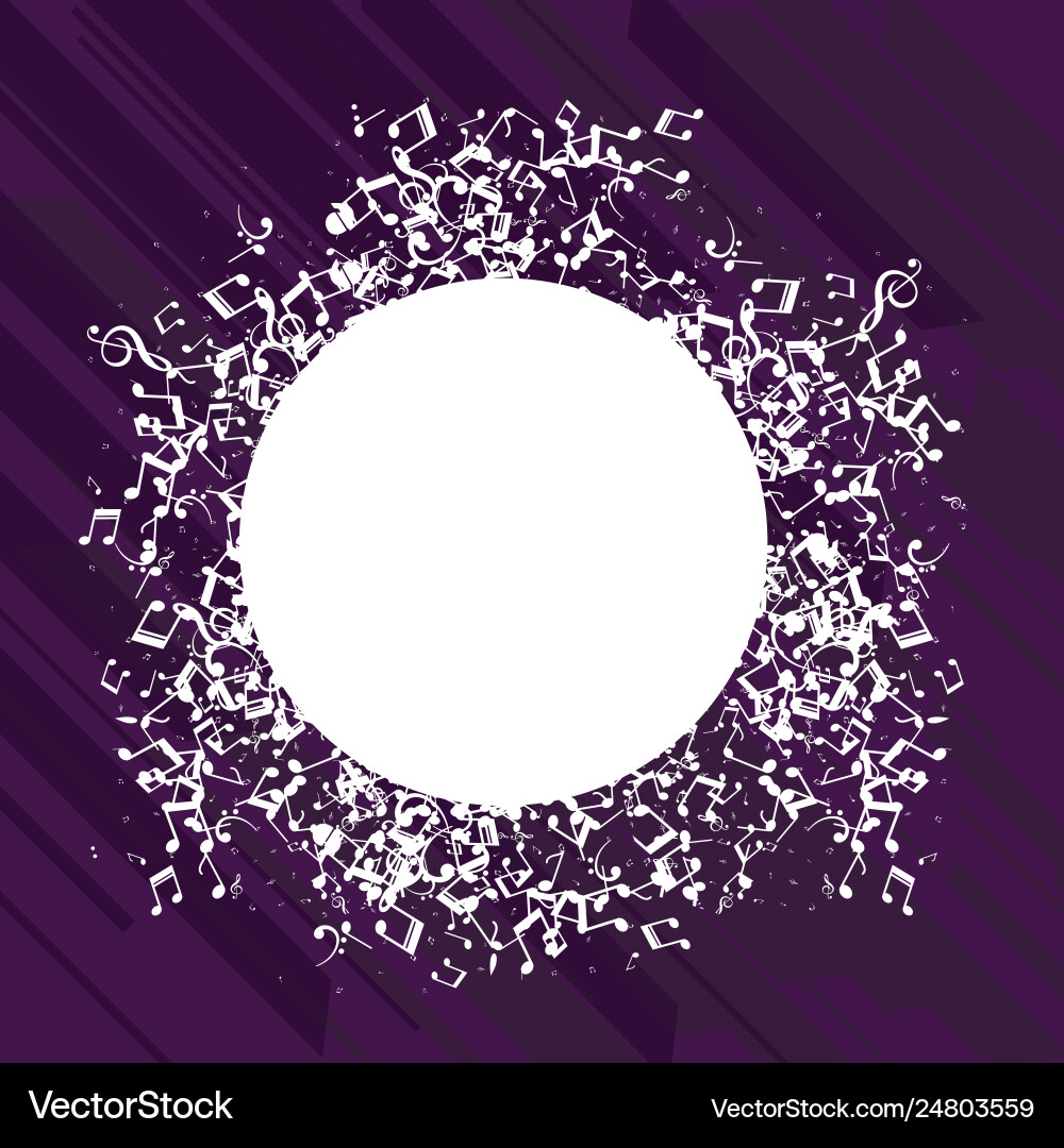 Disarrayed and jumbled musical notes icon Disarrayed and jumbled musical notes icon Vector Image