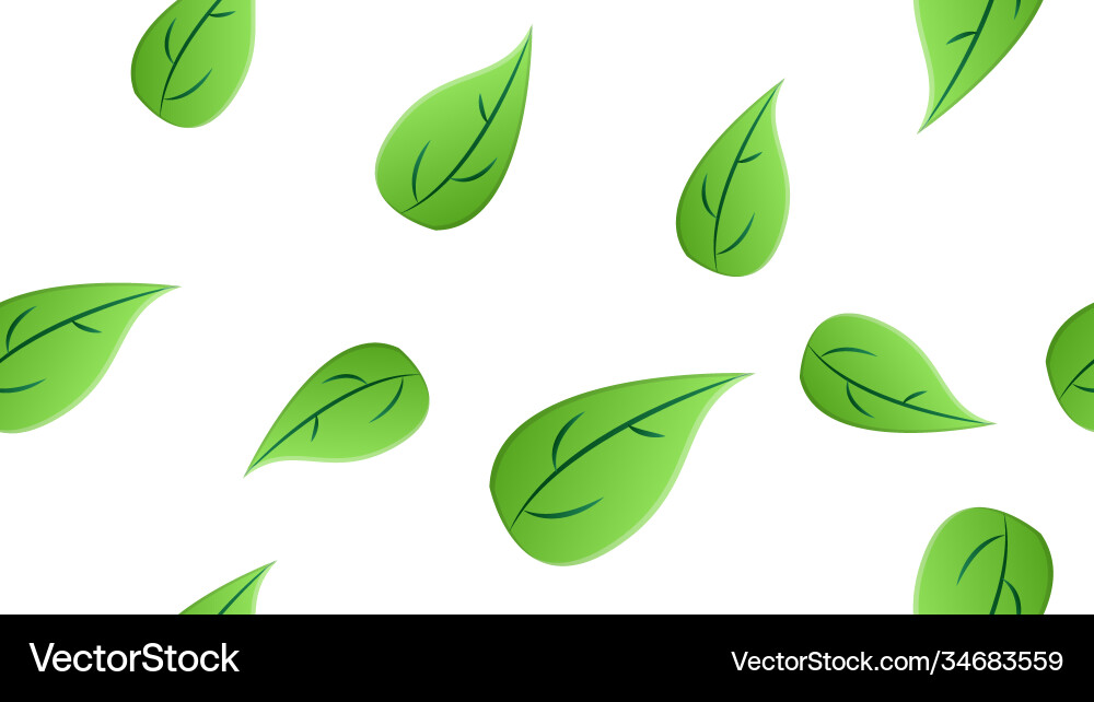 Seamless pattern with leaf abstract texture Vector Image