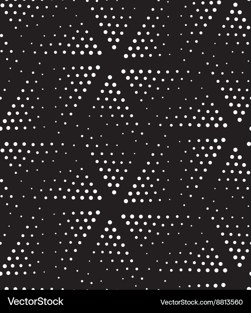 Abstract Geometric Pointillism Pattern Vector Image