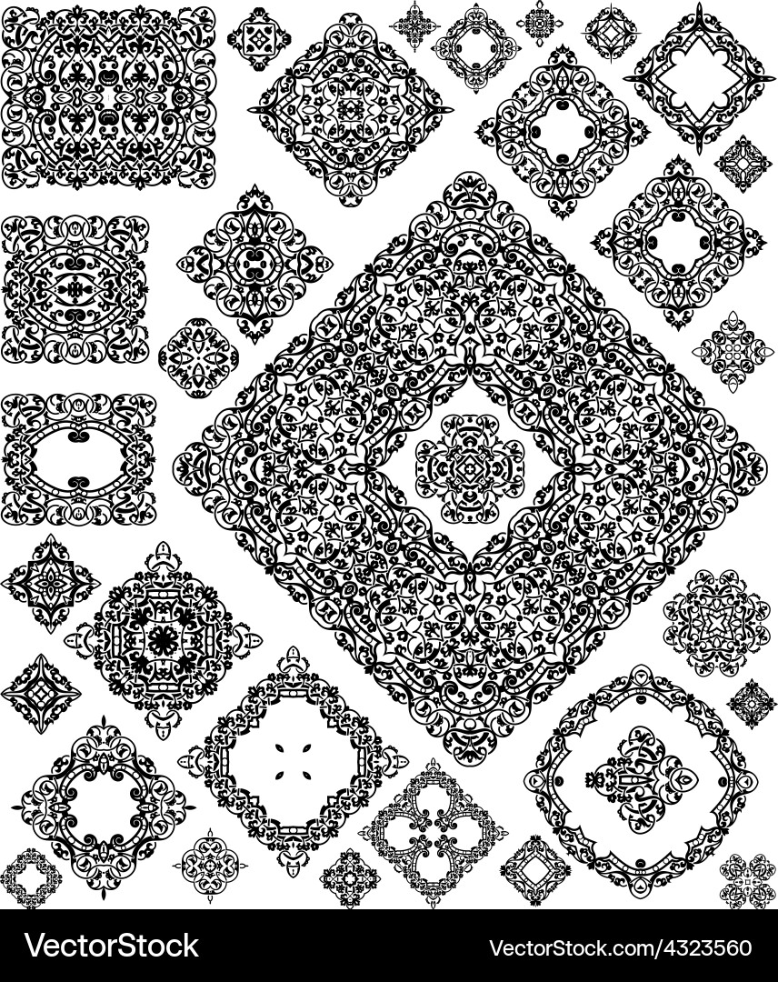Design elements Vector Image