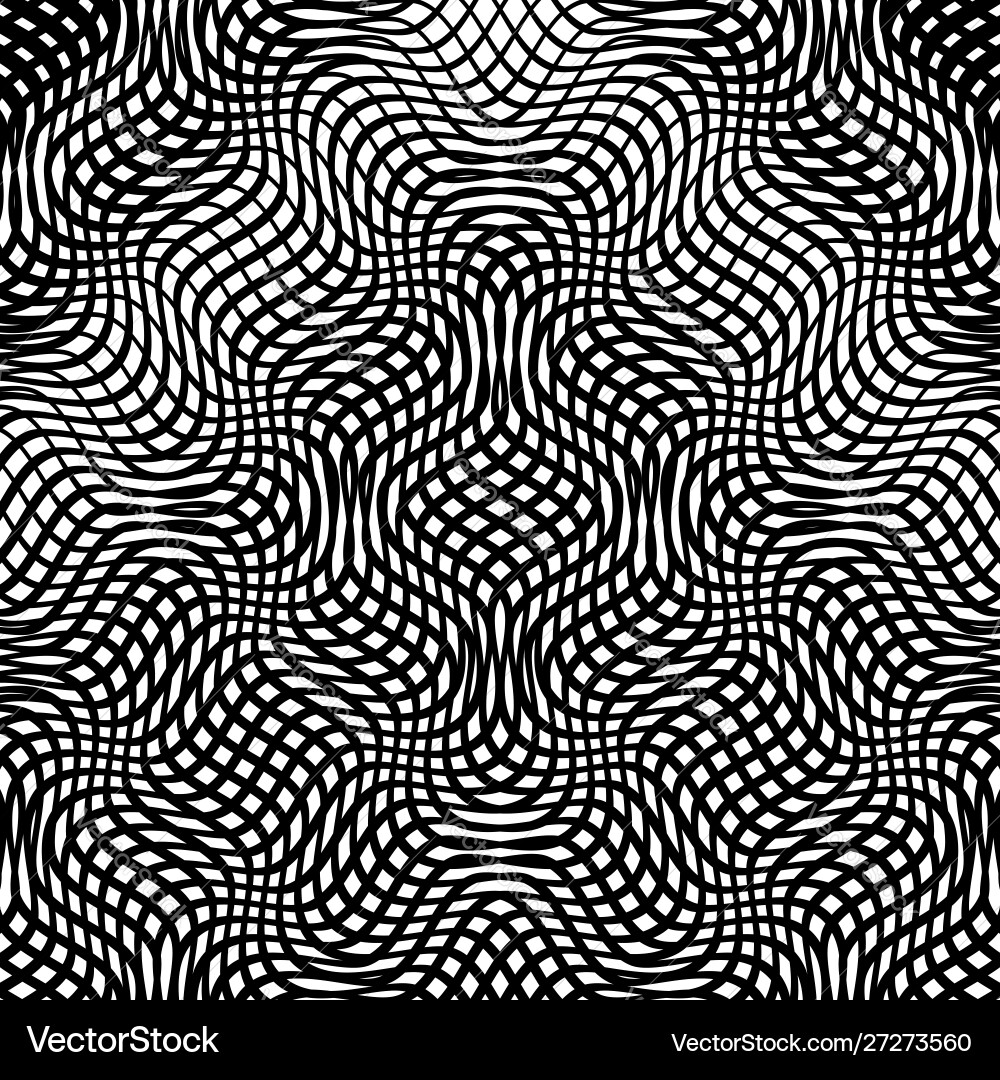 Grid pattern mesh background wavy waving Grid pattern mesh background wavy waving vector image