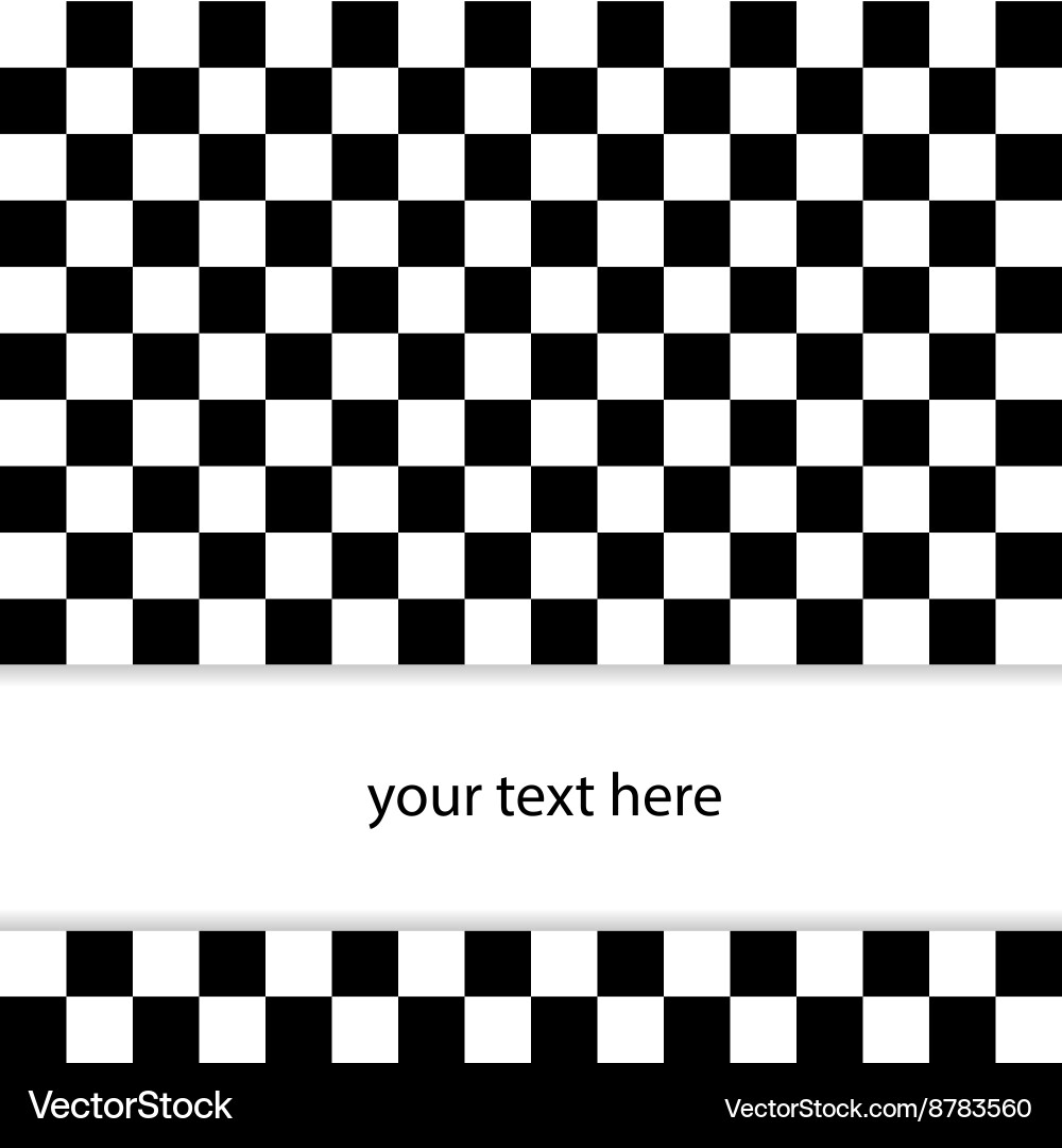 Race Flag Pattern vector image