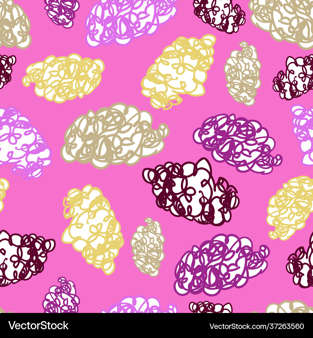 Seamless colorful pattern with orange Seamless colorful pattern with orange vector image