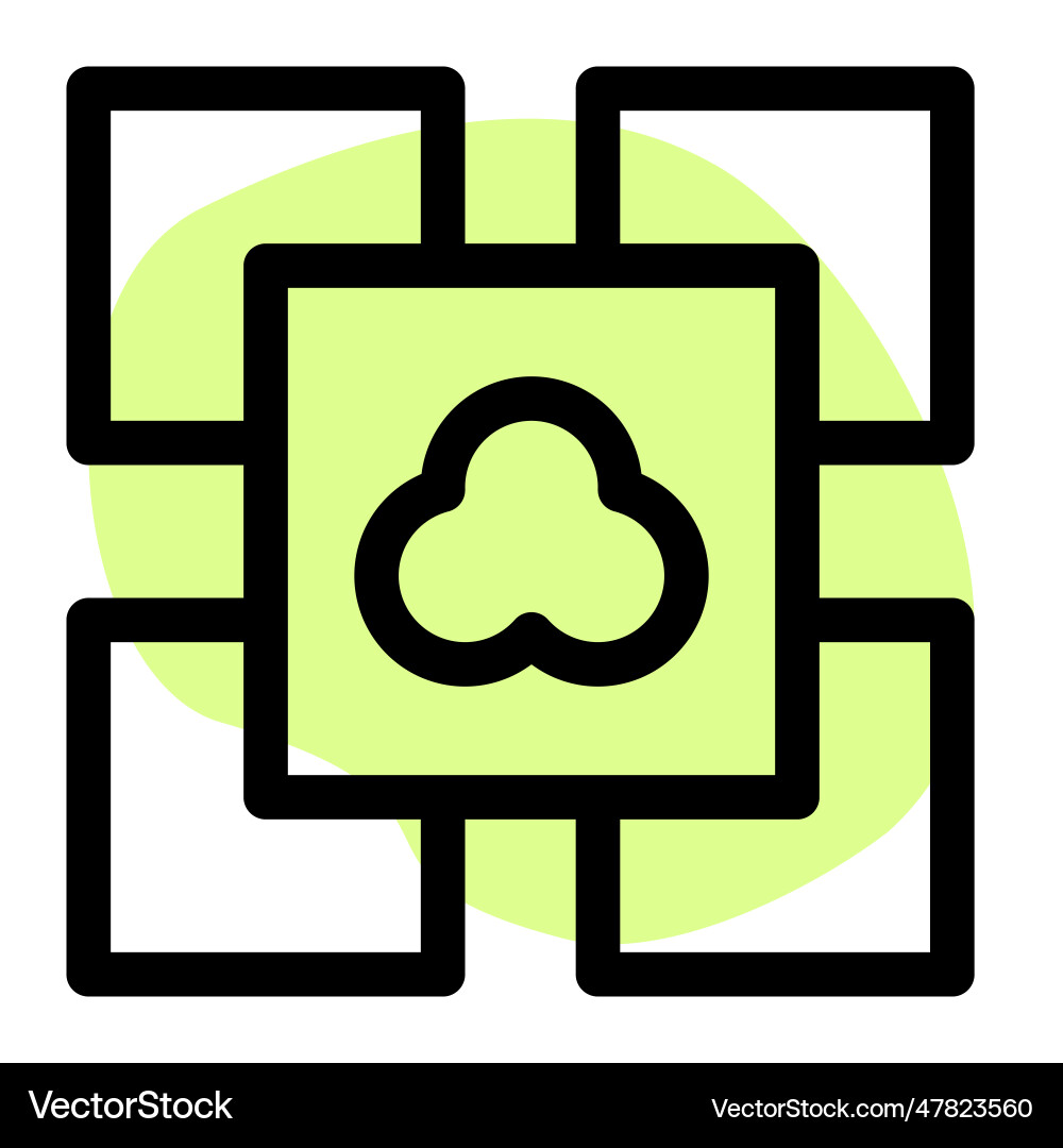 Software that performs functionalities application vector image