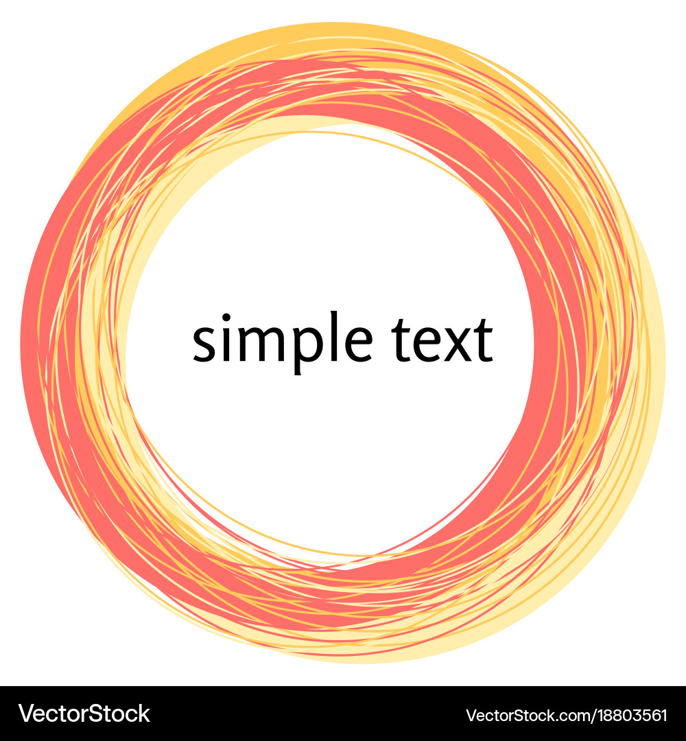 Abstract colorful swirl shape Vector Image