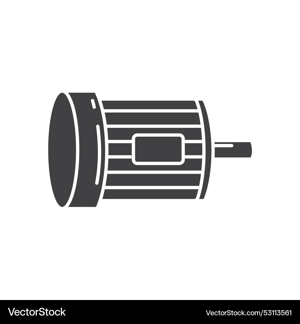 Generator motor icon concept design template Vector Image