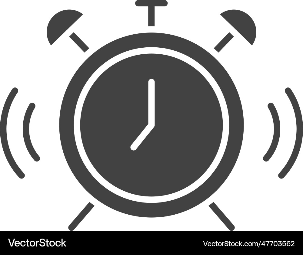 Alarm clock icon image Vector Image