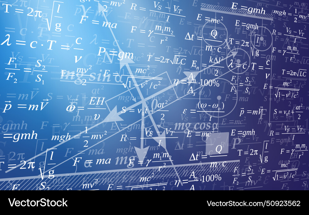 Background for a presentation on physics Background for a presentation on physics vector image