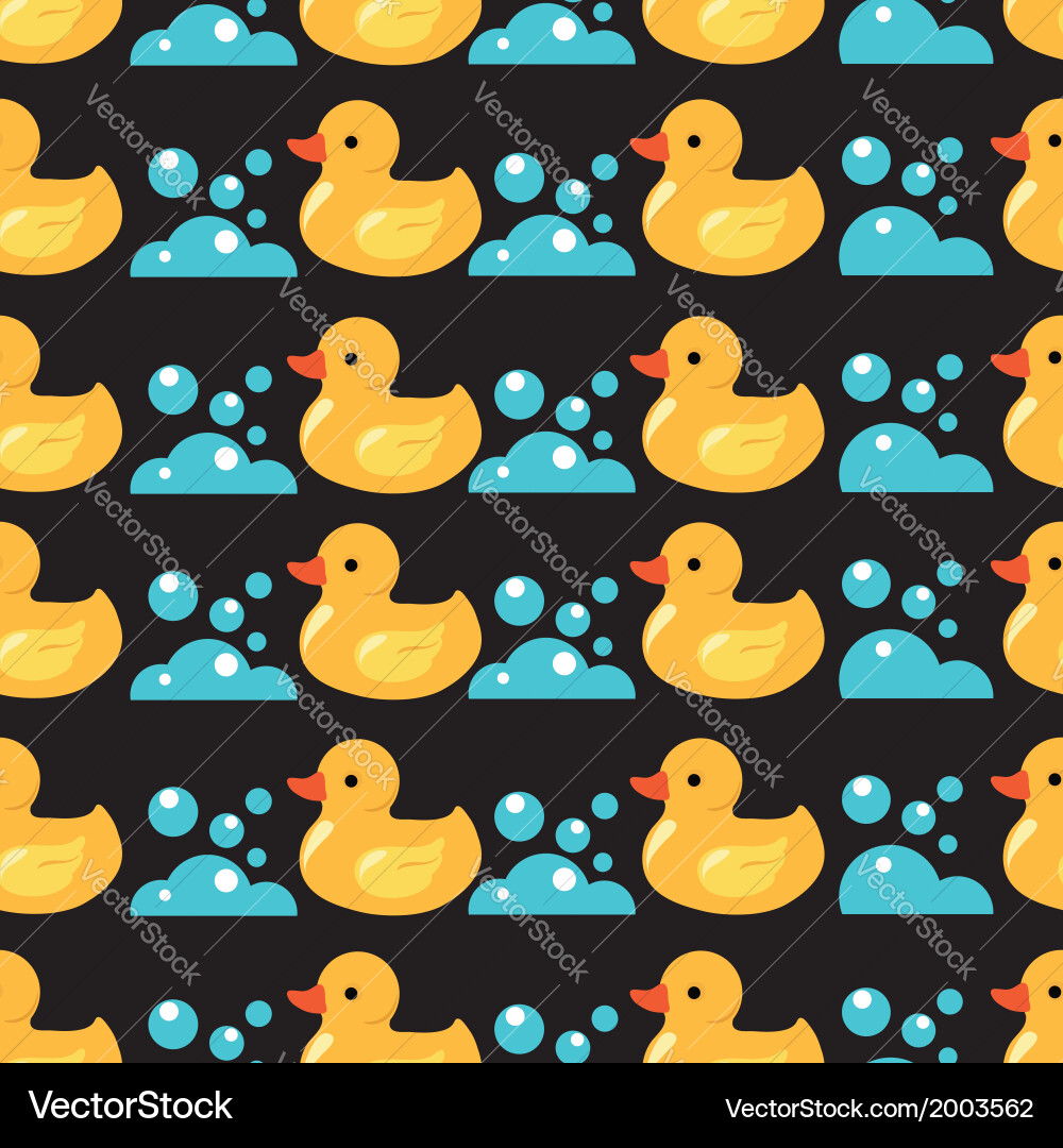 Bubble Bath Pattern - Seamless vector image