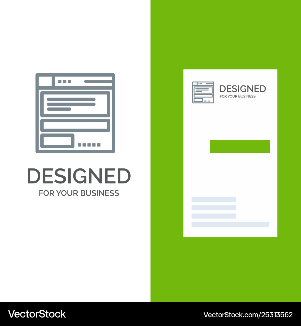 File browser computing code grey logo design File browser computing code grey logo design Vector Image