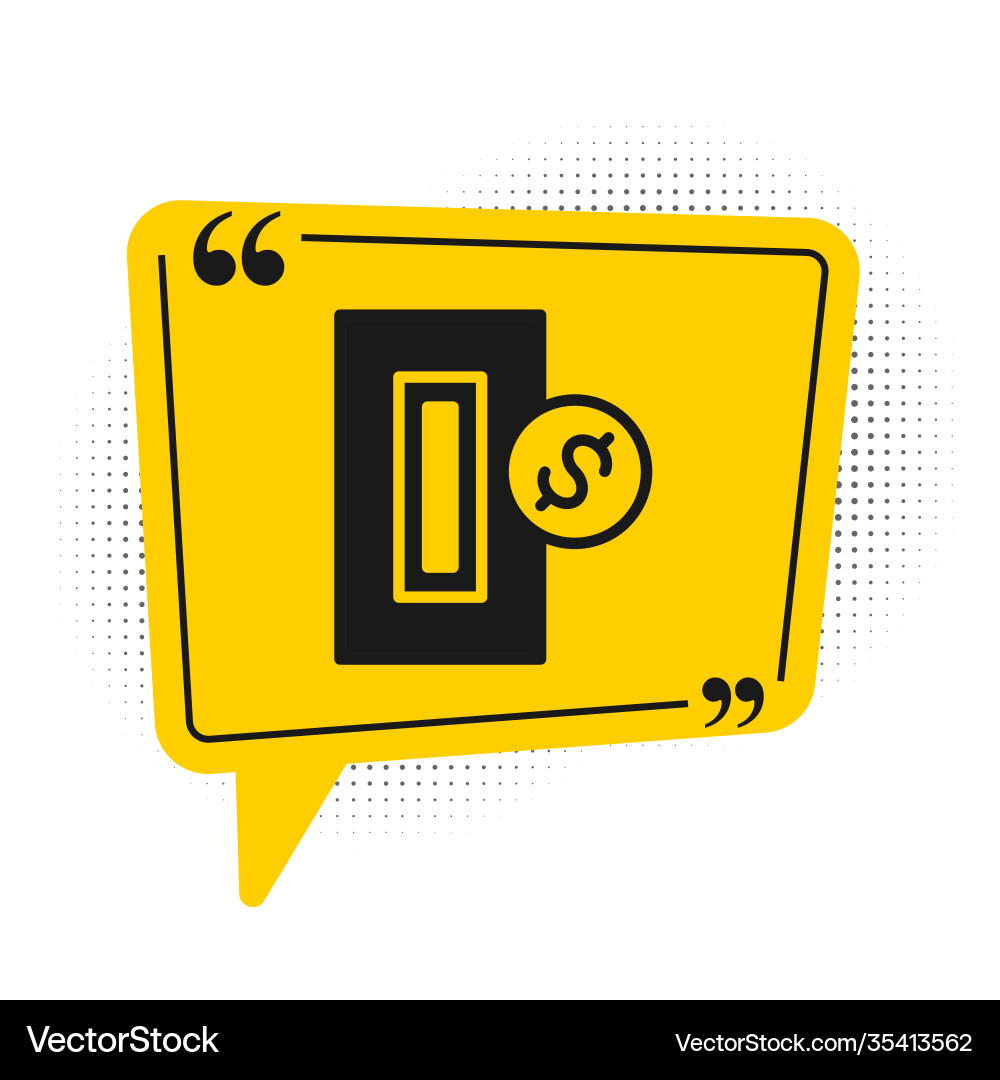 Hand Inserting Coin into Vending Machine vector image