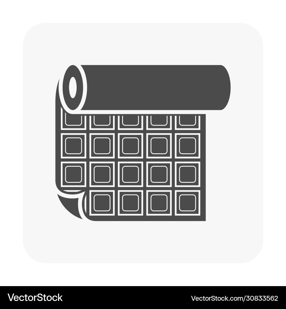 Linoleum pattern icon Linoleum pattern icon vector image