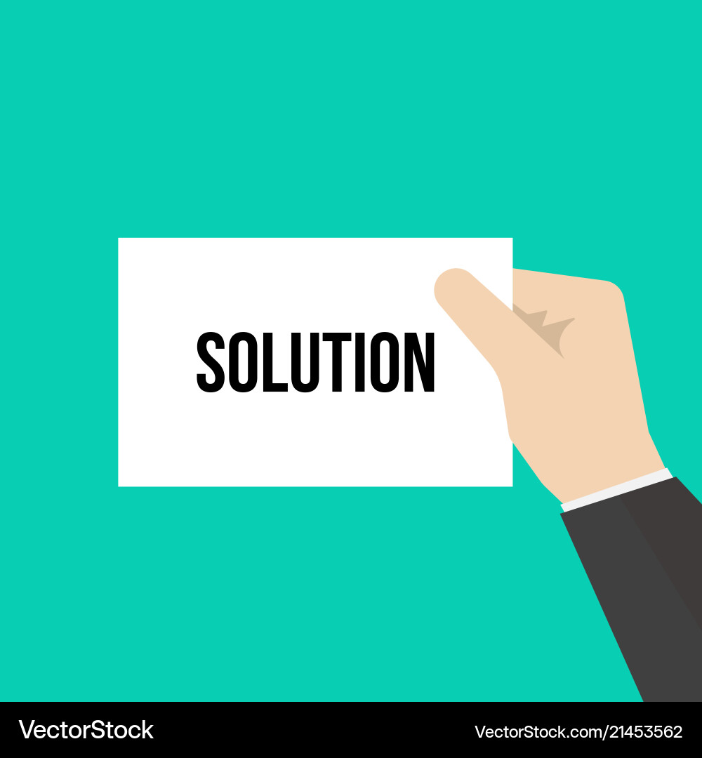Man showing paper viral text Man showing paper viral text vector image
