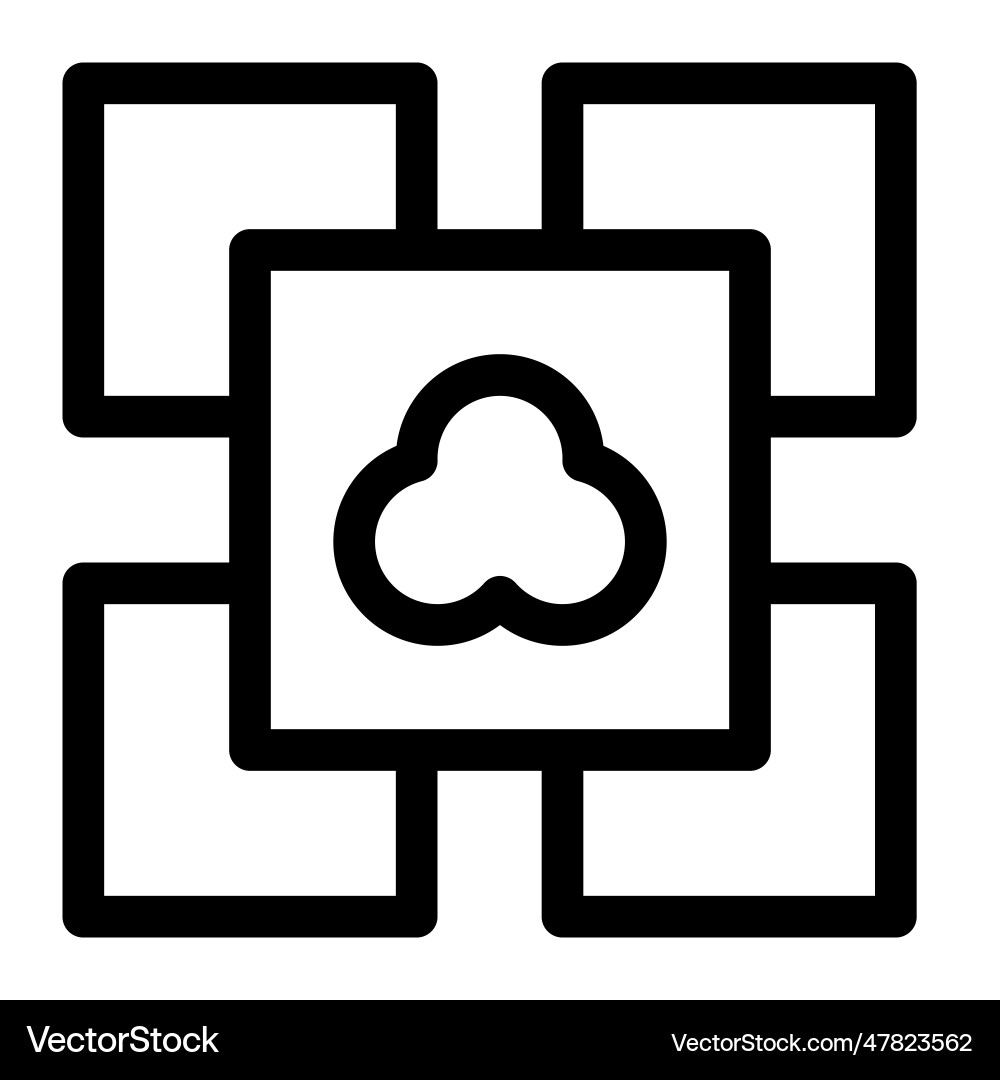 Software that performs functionalities application vector image