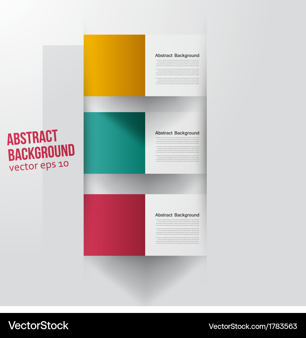 Abstract background square color vector image