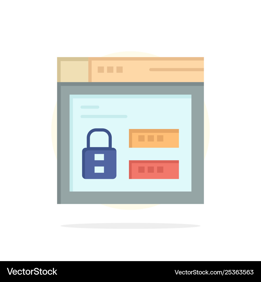 Browser-Websperre Code abstrakter Kreis Hintergrund Browser-Websperre Code abstrakter Kreis Hintergrund vektorbild