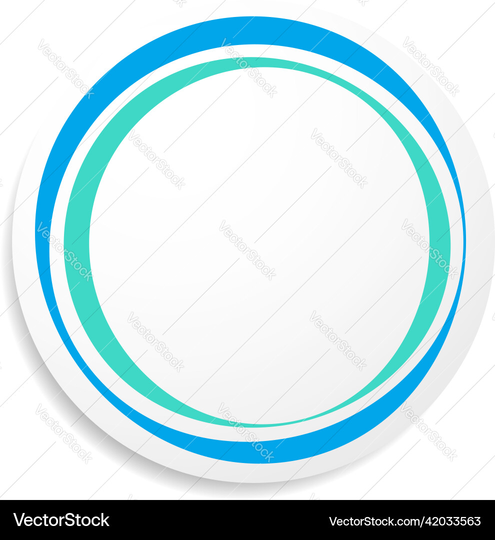 Circle circular badge label tag and button shape Circle circular badge label tag and button shape Vector Image