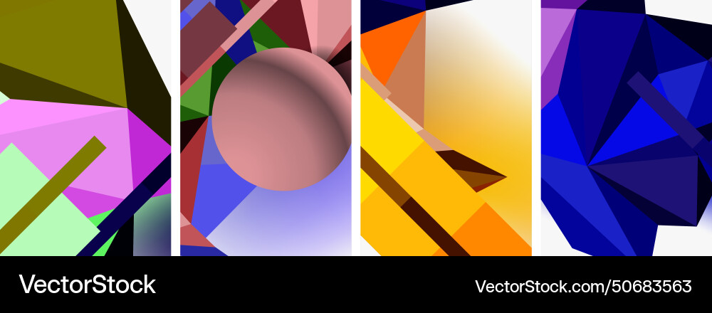 Minimal geometry circle line and square design Minimal geometry circle line and square design Vector Image