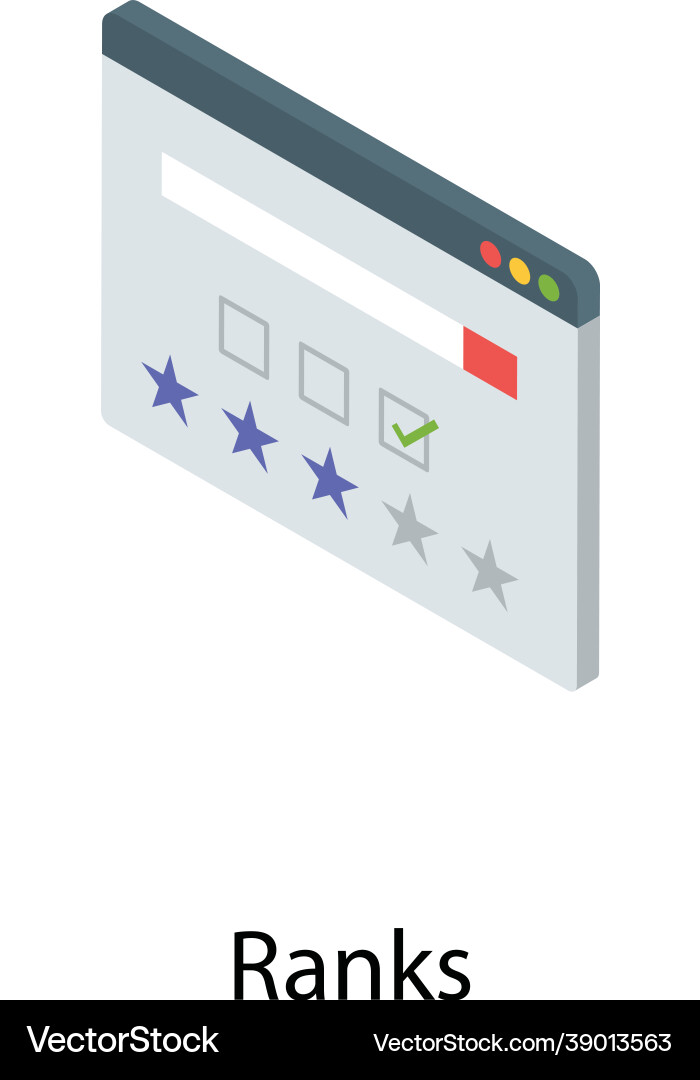 Website Performance Dashboard Vector Image