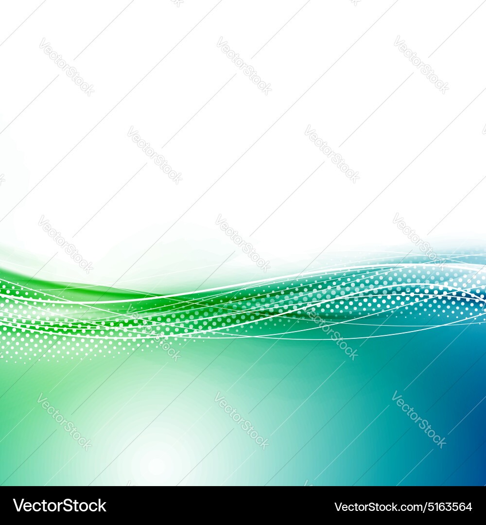 Abstract Smooth Wave Background Vector Image