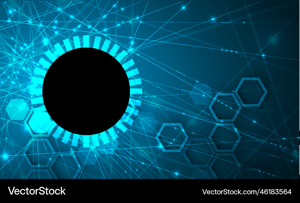Artificial intelligence technology web background Artificial intelligence technology web background Vector Image