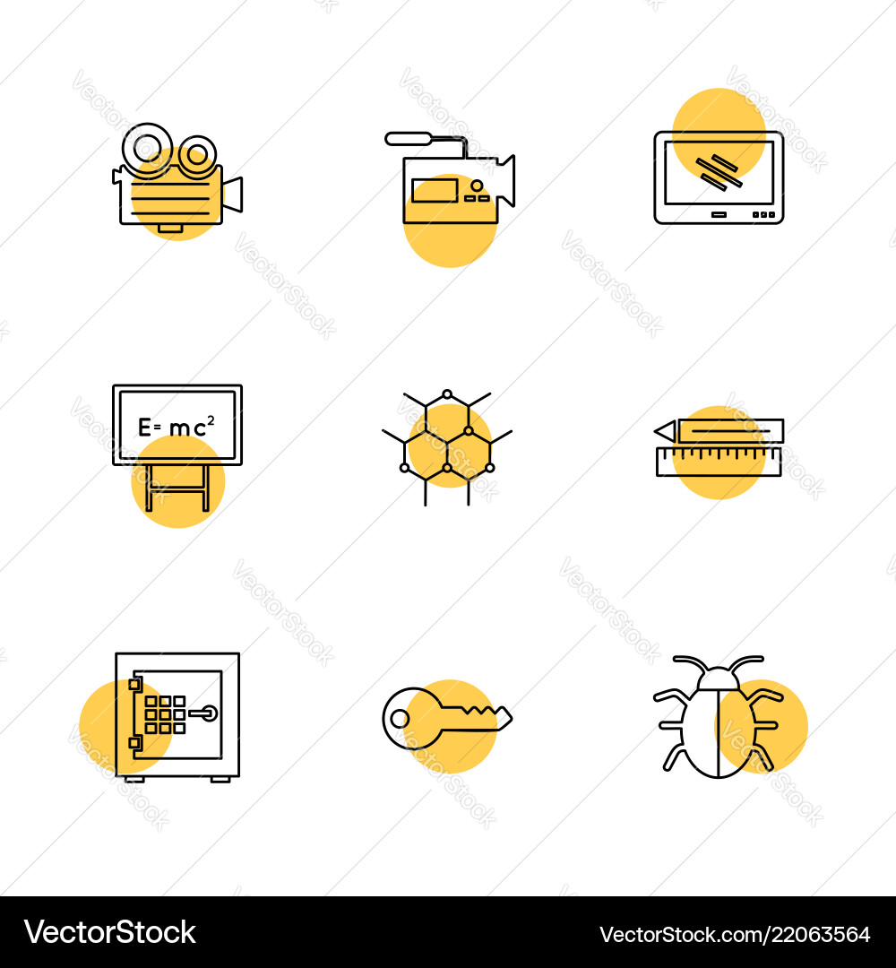 Camcoder camera video multimedia computer vector image