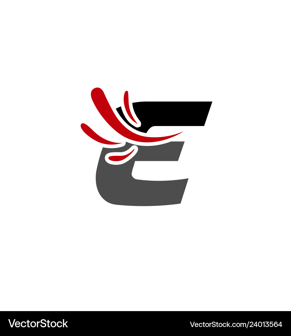 Letter e logo kreatives Konzept-Ikone Letter e logo kreatives Konzept-Ikone vektorbild