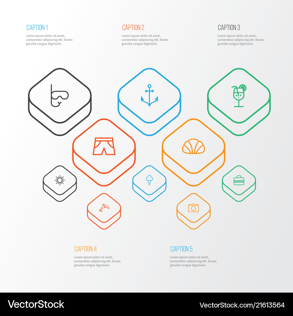 Saison Icons Linie Stil mit Süßigkeiten Shell gesetzt Saison Icons Linie Stil mit Süßigkeiten Shell gesetzt vektorbild