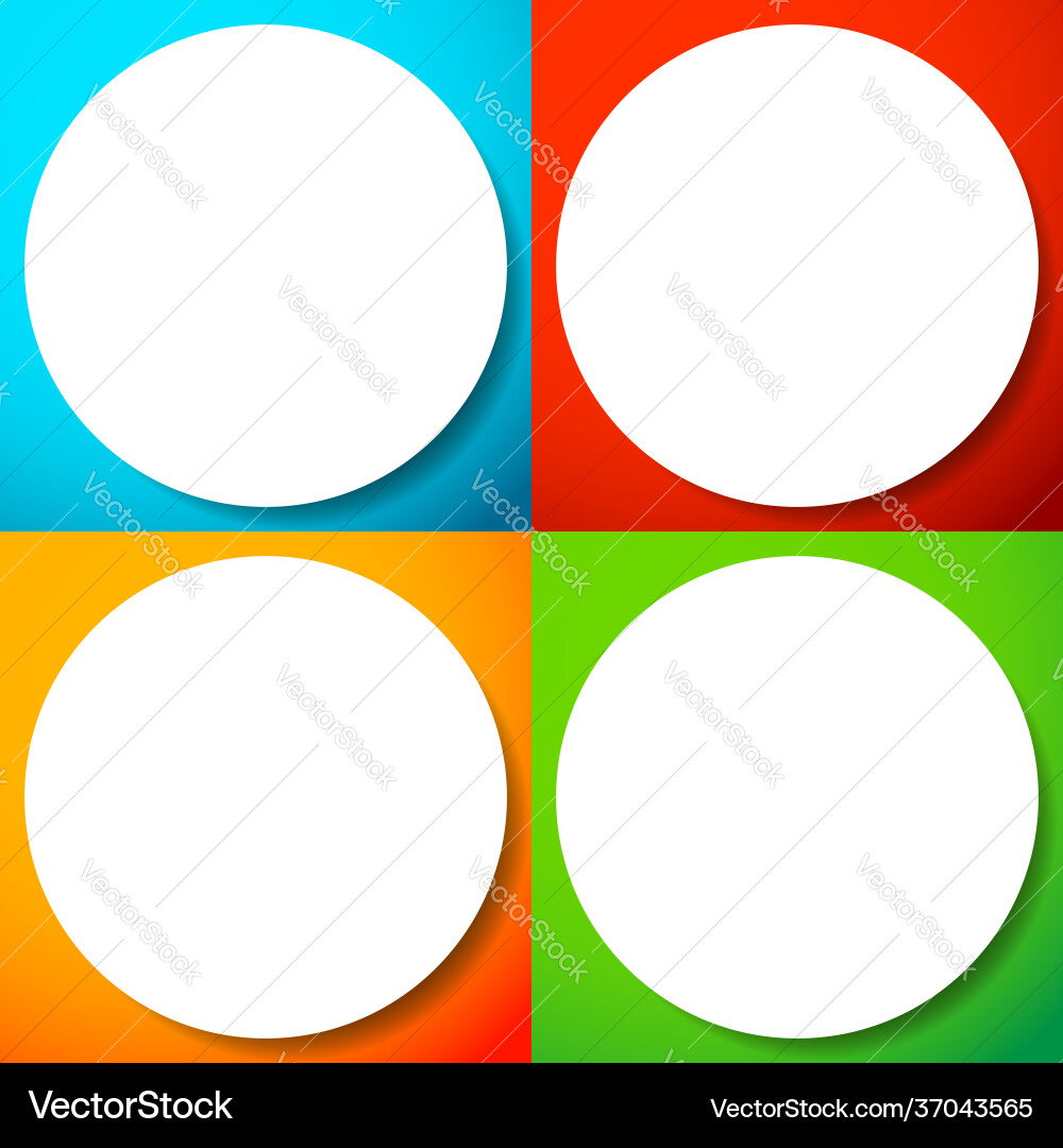 Blank empty circle orb and sphere button badge Blank empty circle orb and sphere button badge vector image