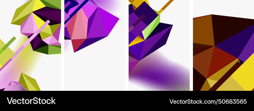 Minimal geometry circle line and square design Vector Image