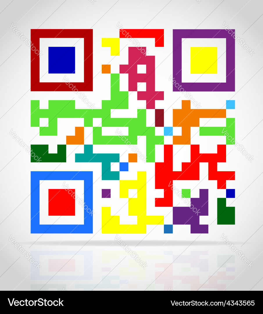 Qr code 03 vector image