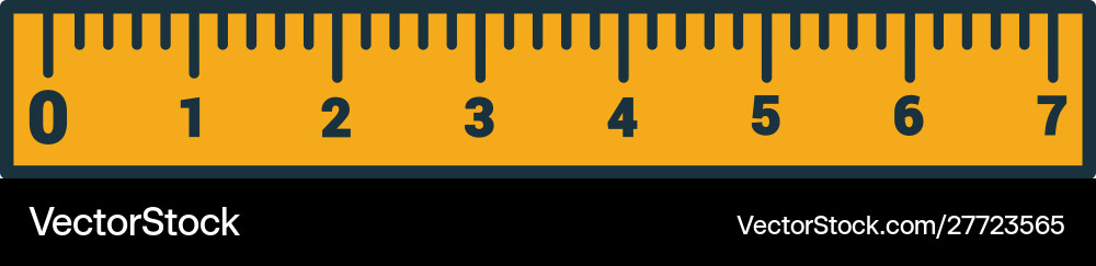 Ruler icon simple element from school icons vector image