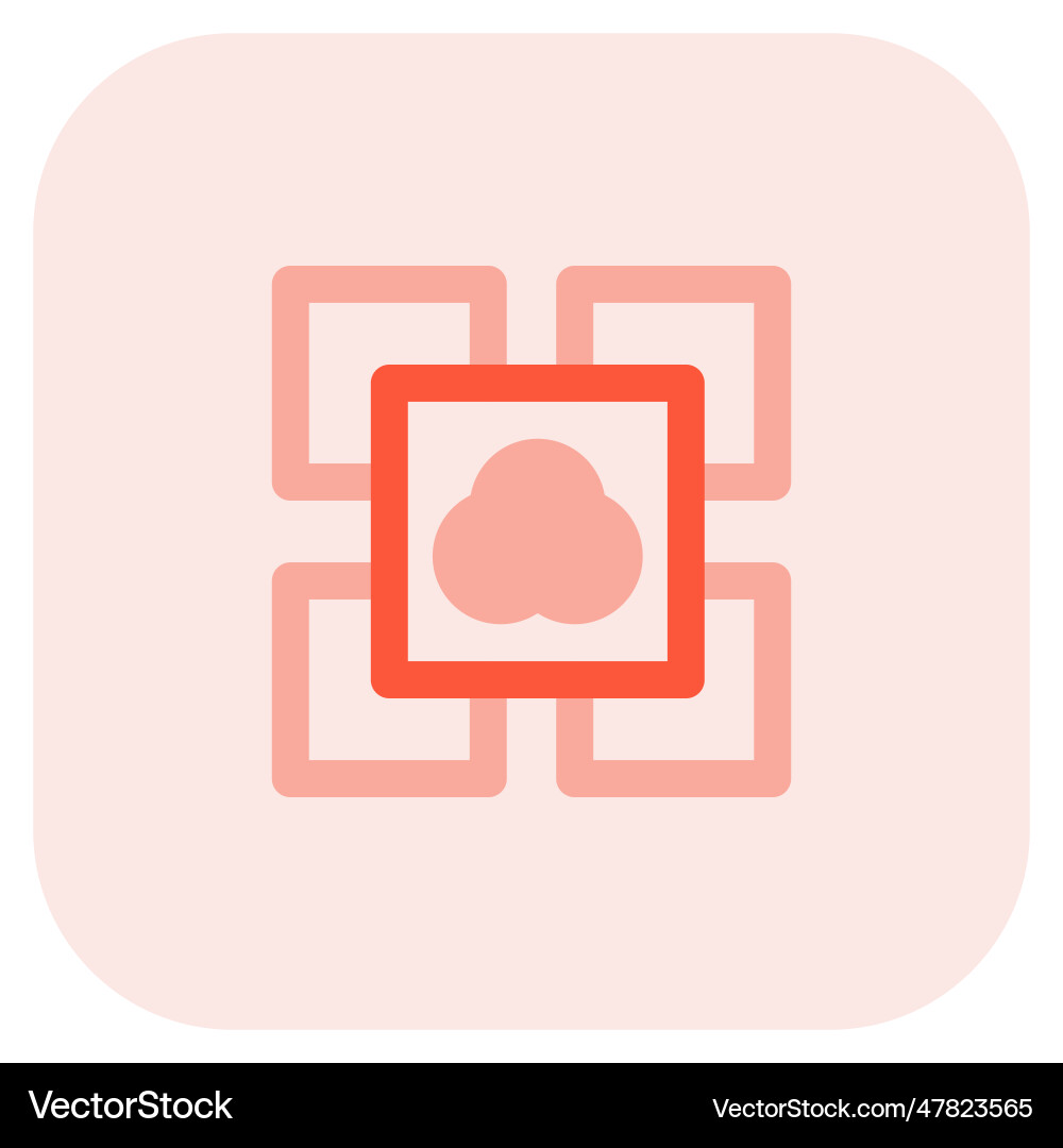 Software that performs functionalities application vector image