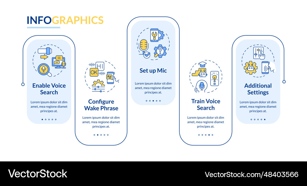 2d colorful voice assistant layout with linear 2d colorful voice assistant layout with linear vector image