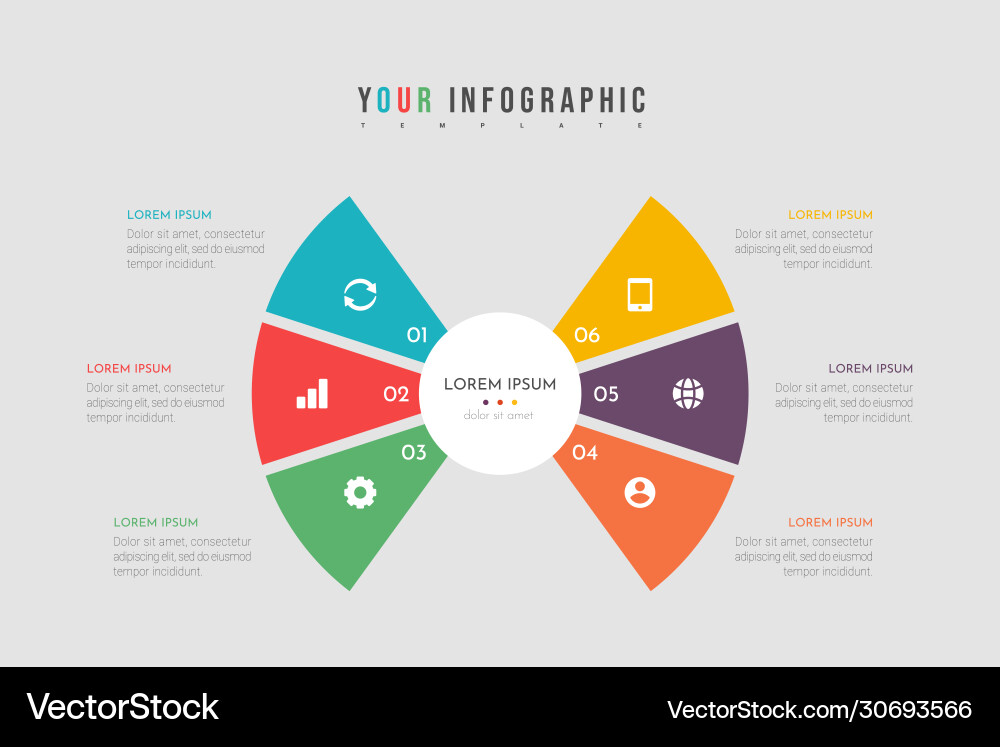 Abstract modern template for creating infographics Abstract modern template for creating infographics vector image