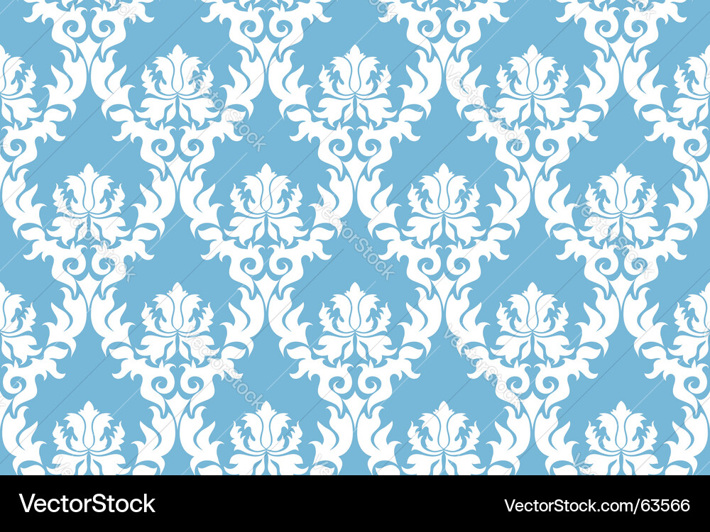 Damask background Vector Image