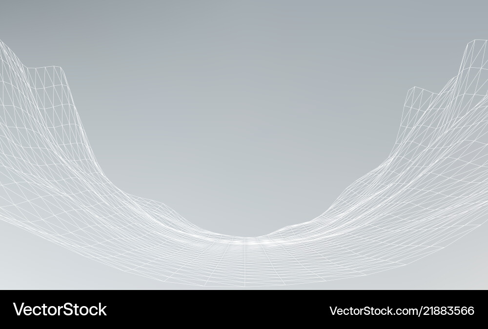 Futuristic hud ui grid music sound waves set Futuristic hud ui grid music sound waves set vector image