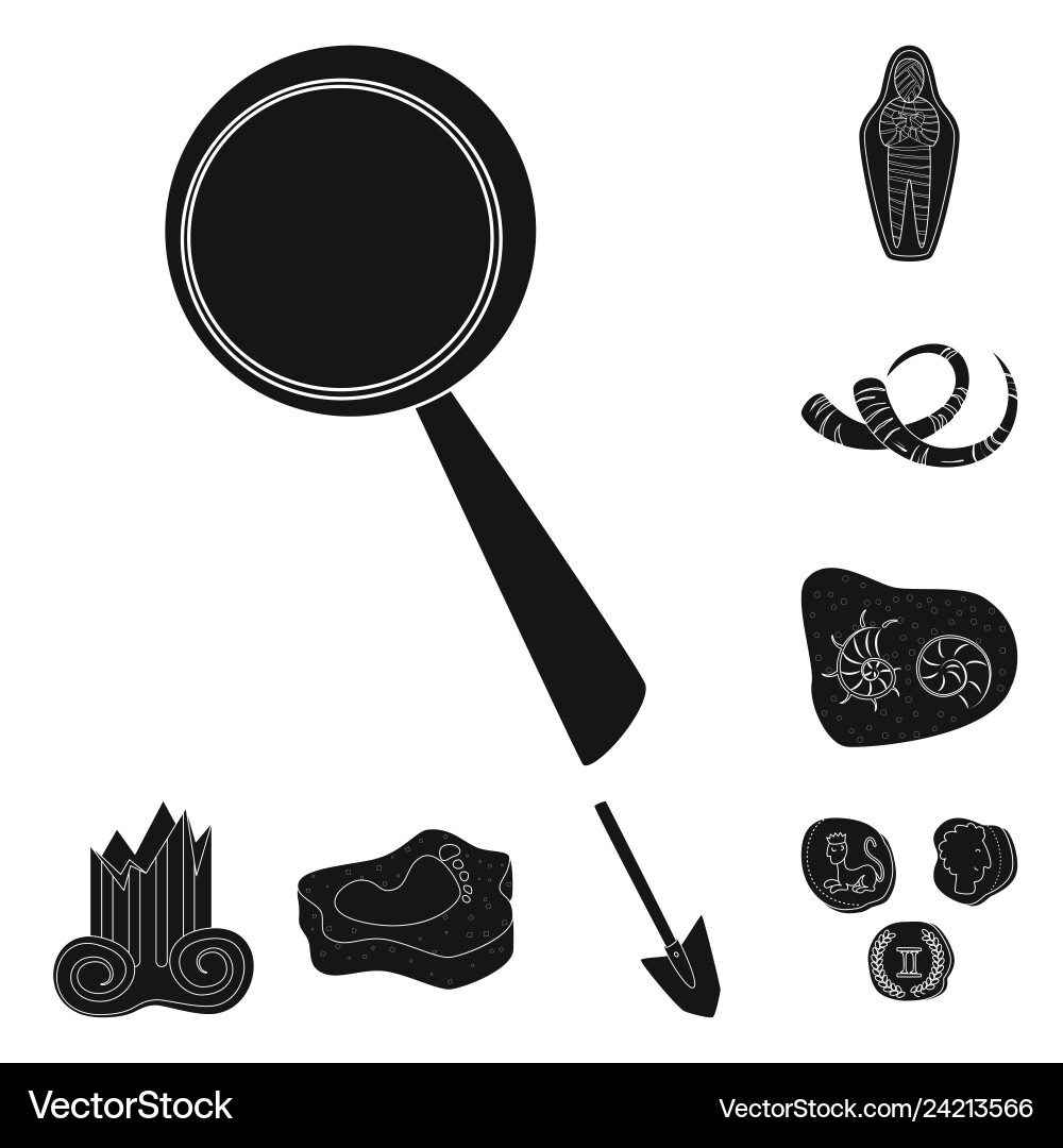 Isolated object of museum and attributes symbol Isolated object of museum and attributes symbol vector image