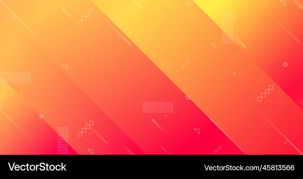 Minimal colorful geometric background dynamic vector image