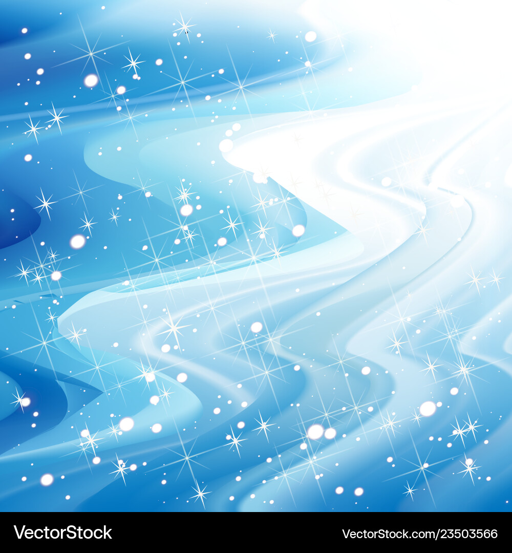 Of flowing background with rays Vector Image