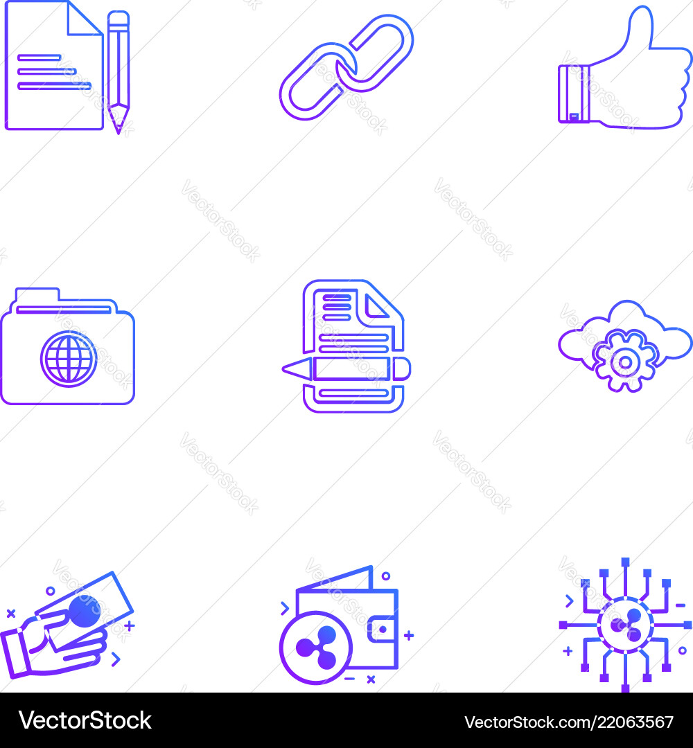 File document weblink like folder global Vector Image