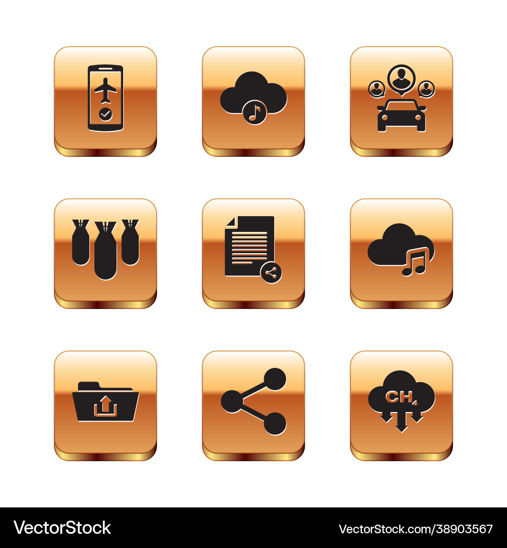 Set flight mode in mobile folder upload Set flight mode in mobile folder upload vector image