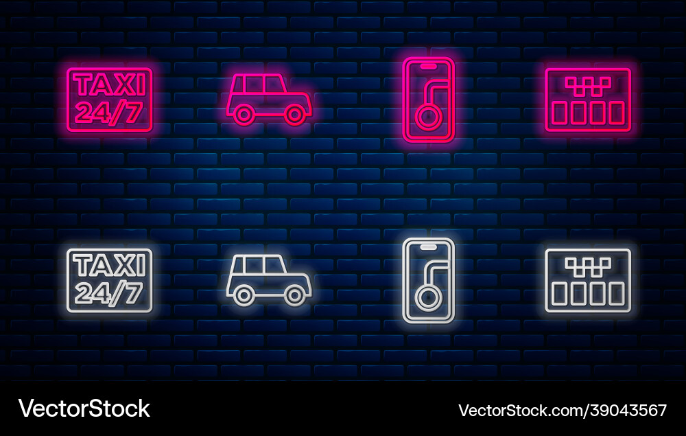 Set line car city map navigation location Set line car city map navigation location vector image