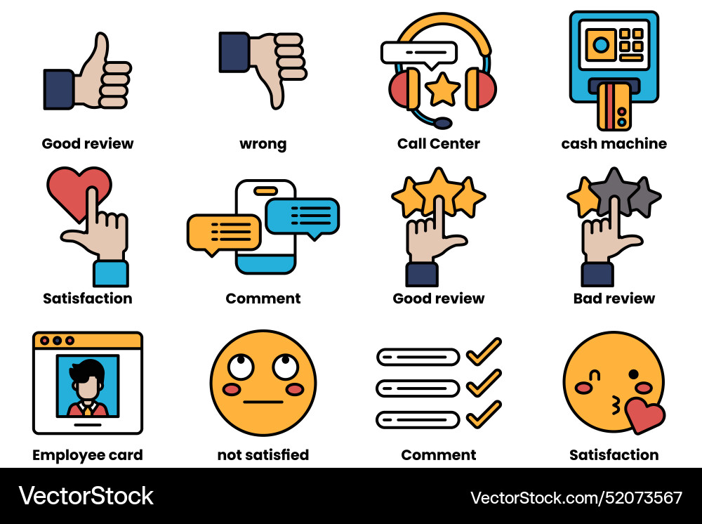 Set of icons in line style the concept about Set of icons in line style the concept about vector image