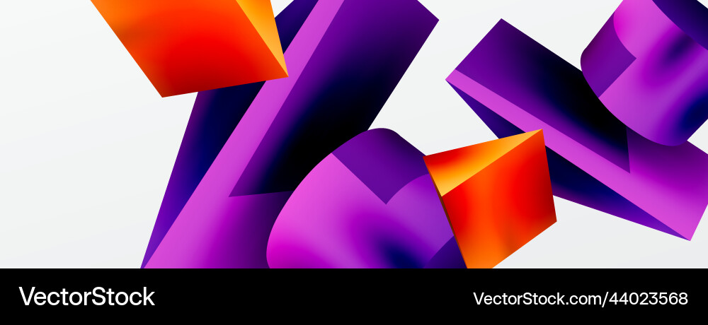 3d abstract background shapes triangle 3d abstract background shapes triangle Vector Image