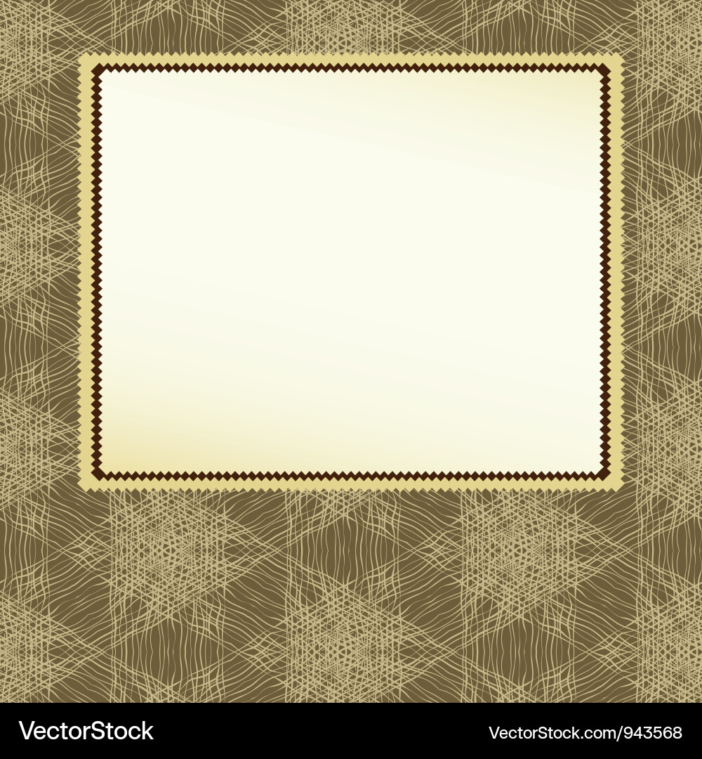 Abstract background with frame vector image