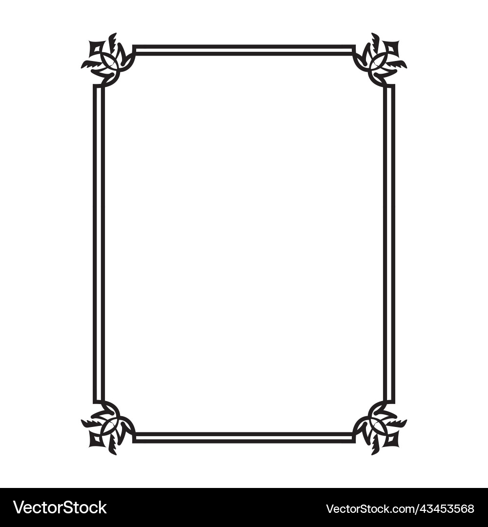 Certificate border for your design Royalty Free Vector Image