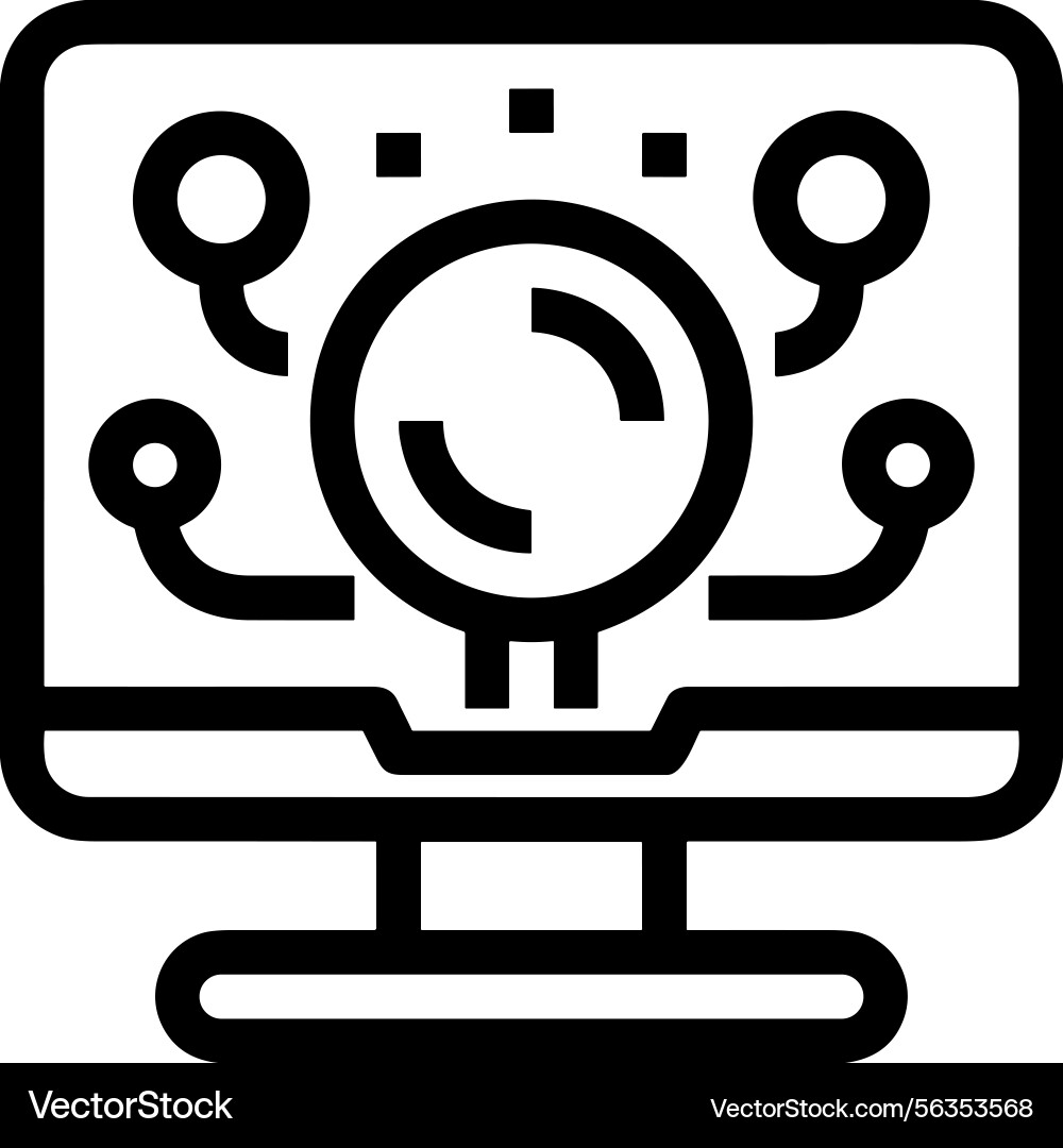 Computer icon symbol image Computer icon symbol image Vector Image