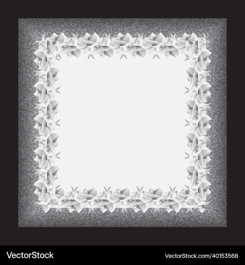 Decorative frame design element with imitation Decorative frame design element with imitation vector image